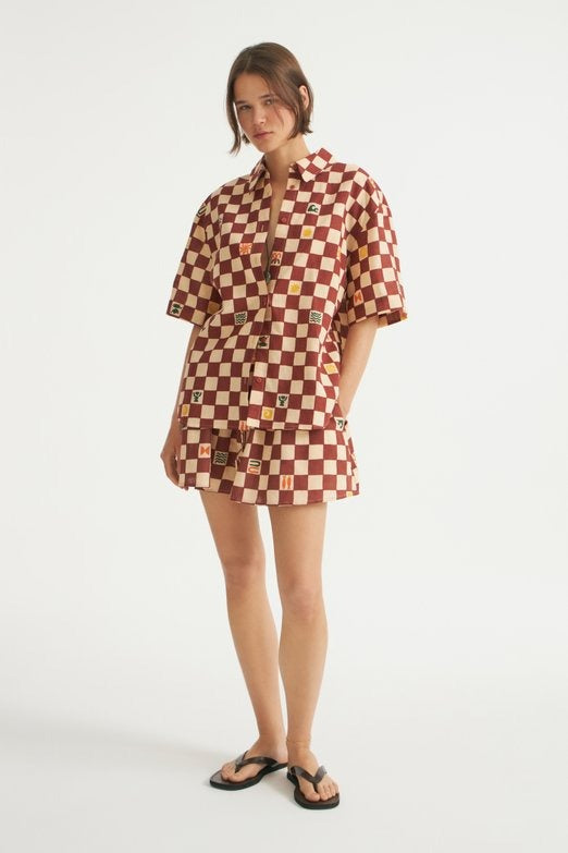Shorts Made Of Linen And Cotton