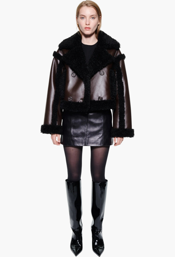 Dark Brown/Black - Kristy Jacket