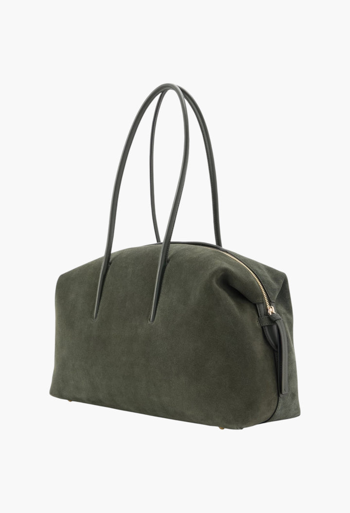 The Stockholm Leather-Trimmed Canvas Tote Bag - GLAM MODA