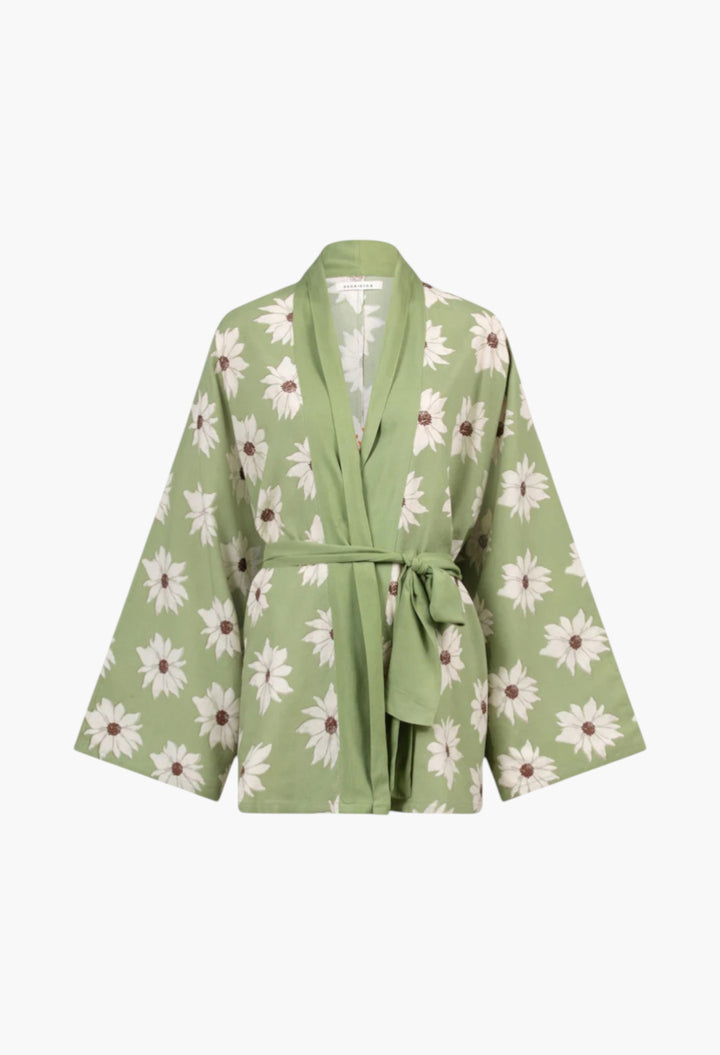 White Lotus Dreams Kimono - GLAM MODA