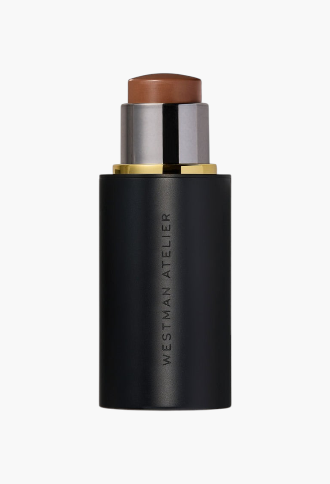 GLAM MODA Face Trace Contour Stick in a sleek black twist-up tube with a creamy brown sculpting formula