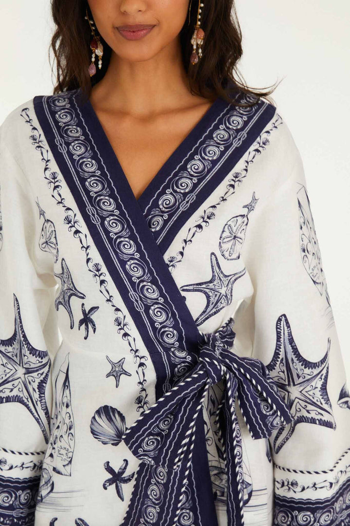 Coast Scarf Mini Dress - GLAM MODA