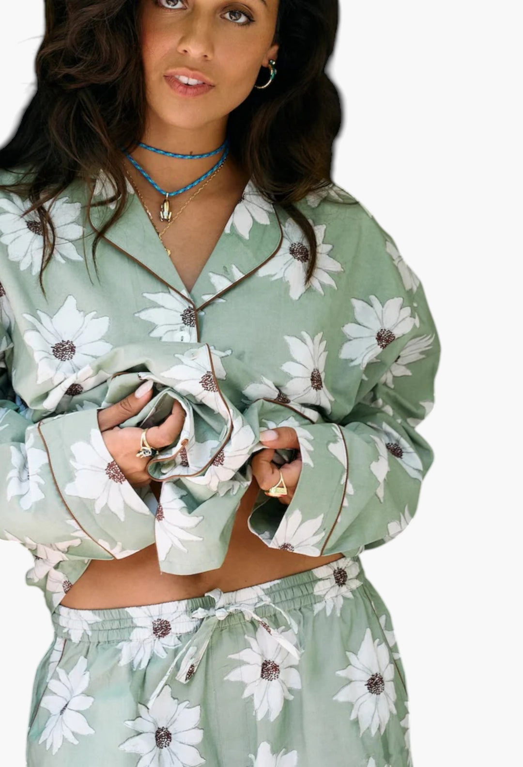 White Lotus Dreams Pyjama - GLAM MODA