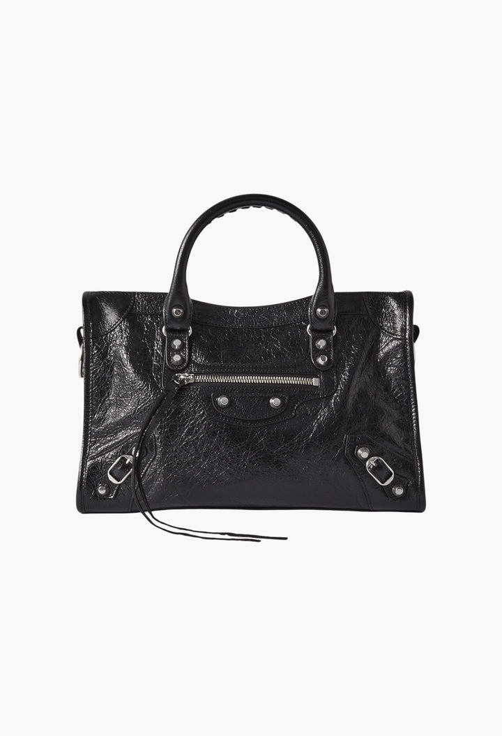 Le City Small Embellished Textured-Leather Tote - GLAM MODA