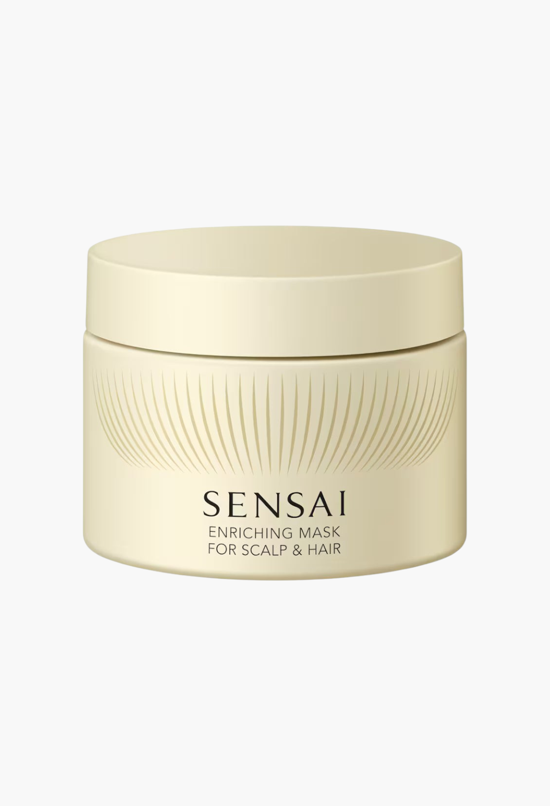 GLAM MODA SENSAI Enriching Mask for scalp and hair in a beige 200ml jar for deep nourishment and shine.