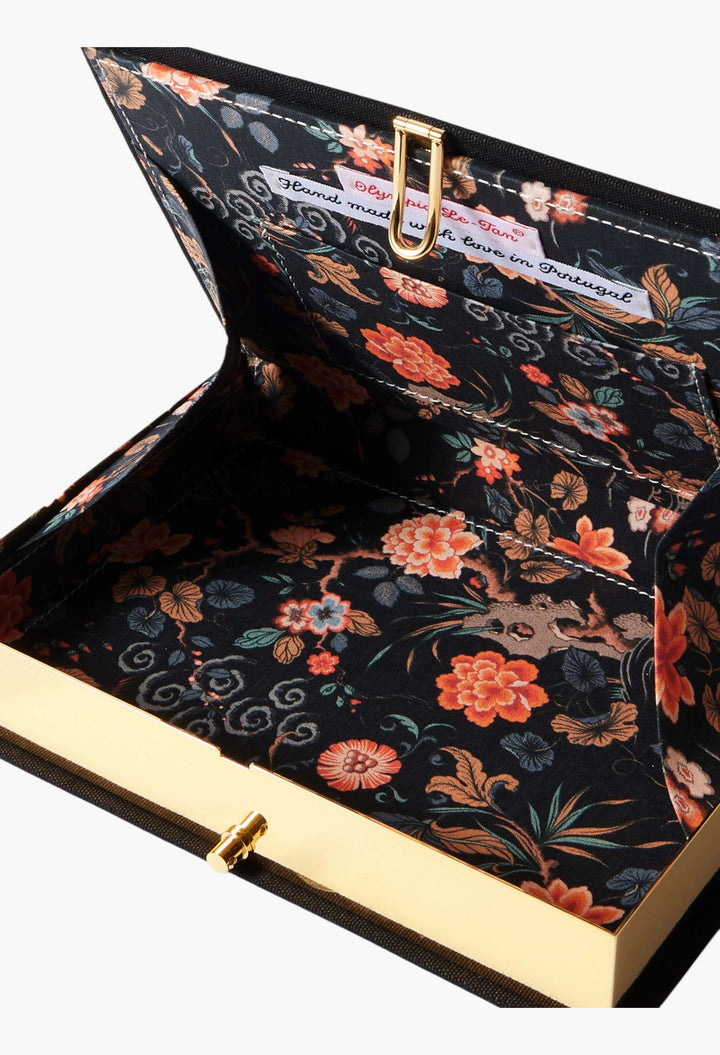 The Hunchback Of Notre-Dame Embroidered Appliquéd Canvas Clutch - GLAM MODA