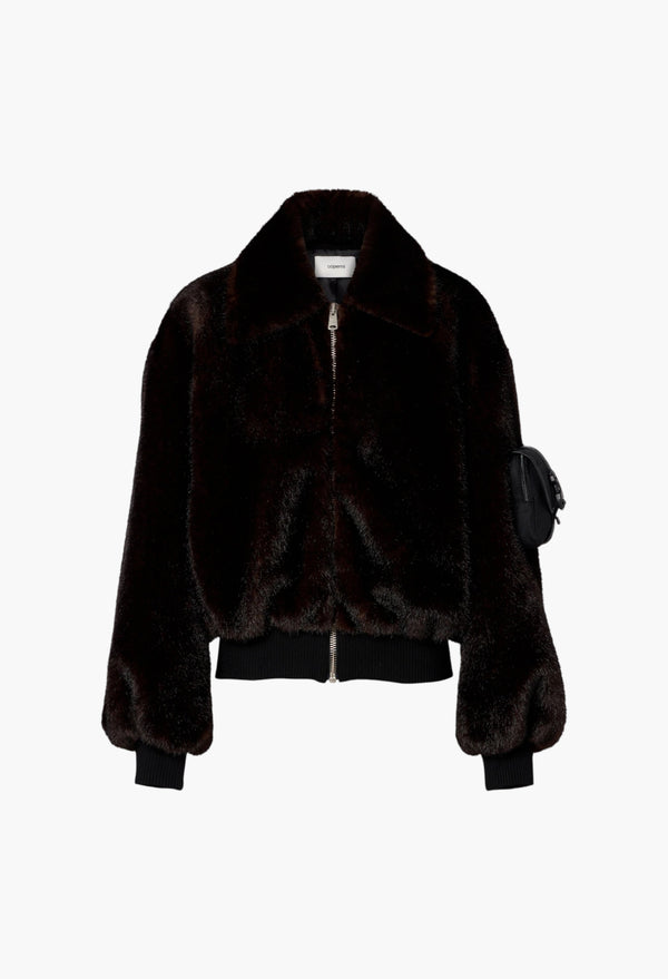 Cropped Bomber Jacket