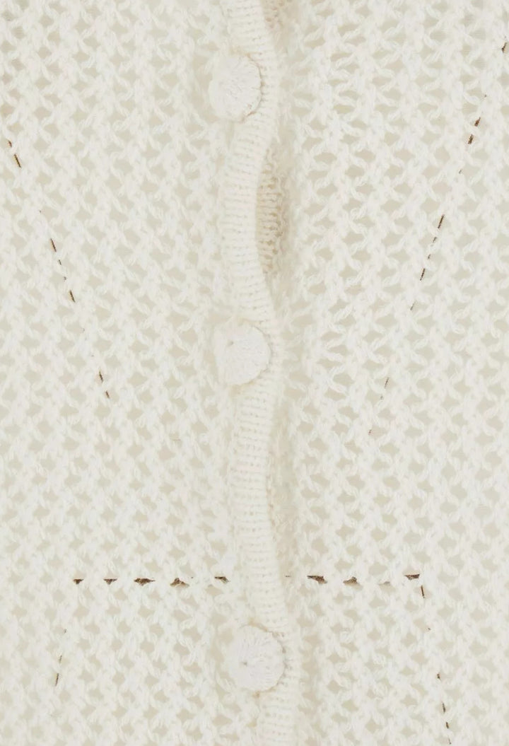 Linen And Cotton Blend Top - GLAM MODA