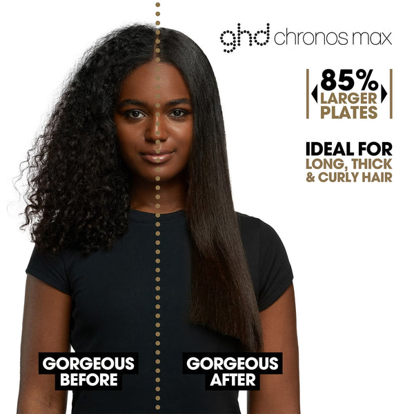 Chronos Max Wide Plate Hair Straightener White