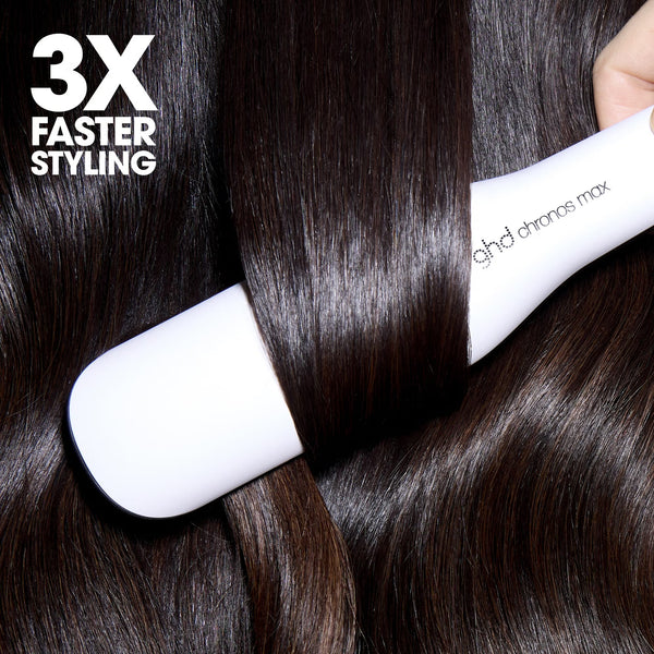 Chronos Max Wide Plate Hair Straightener White