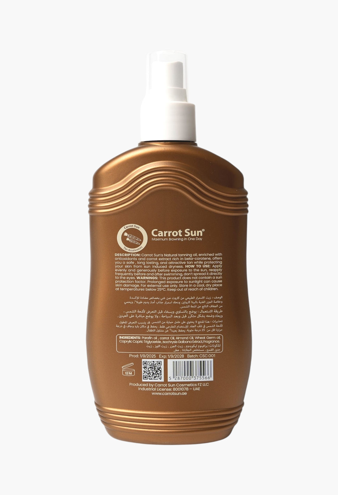 Richness Of Tanning – Gold Tanning Spray - GLAM MODA