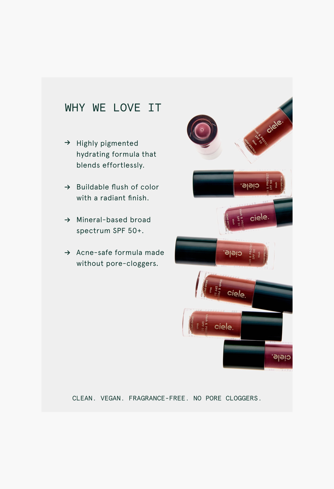 ciele cosmetics Blush & Cheer