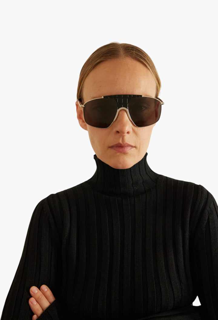 Aviator-Style Gold-Tone And Tortoiseshell Acetate Sunglasses - GLAM MODA