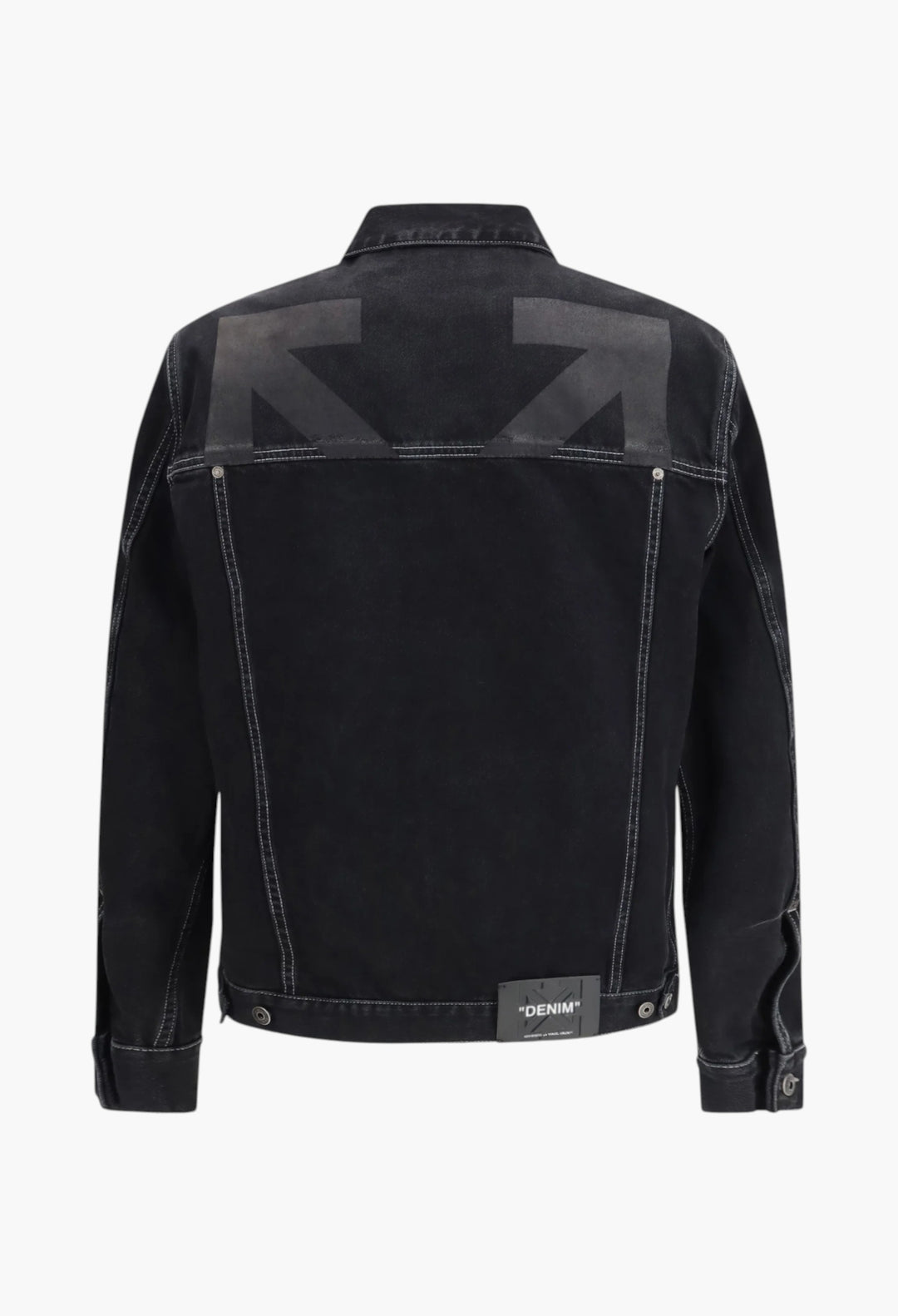Arrow Zip Skate Denim Jacket - GLAM MODA
