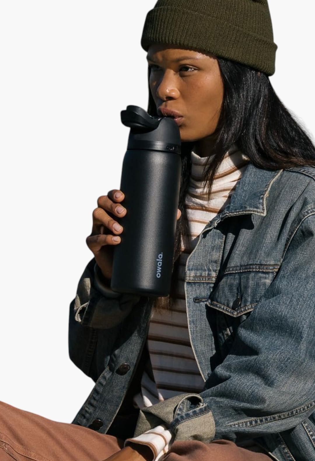 Owala FreeSip Insulated Stainless Steel Water Bottle with Straw for Sports and Travel, BPA-Free Sports Water Bottle, 32 oz - GLAM MODA