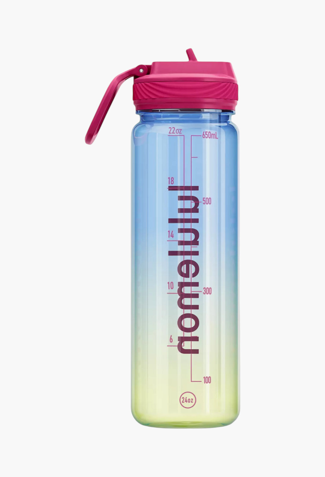 Back to Life Clear Bottle 24oz Straw Lid - GLAM MODA