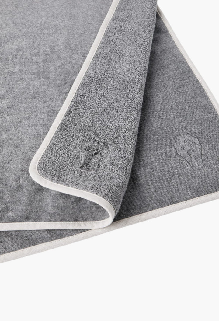 2-Piece Cotton Terrycloth Towel Set With Embroidery - GLAM MODA