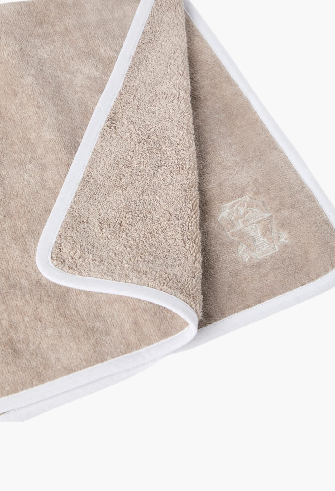 2-Piece Cotton Terrycloth Hand Towel Set With Embroidery - GLAM MODA