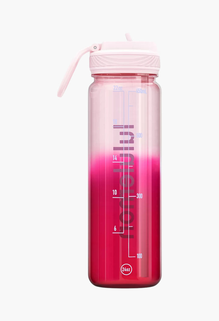 Back to Life Clear Bottle 24oz Straw Lid - GLAM MODA