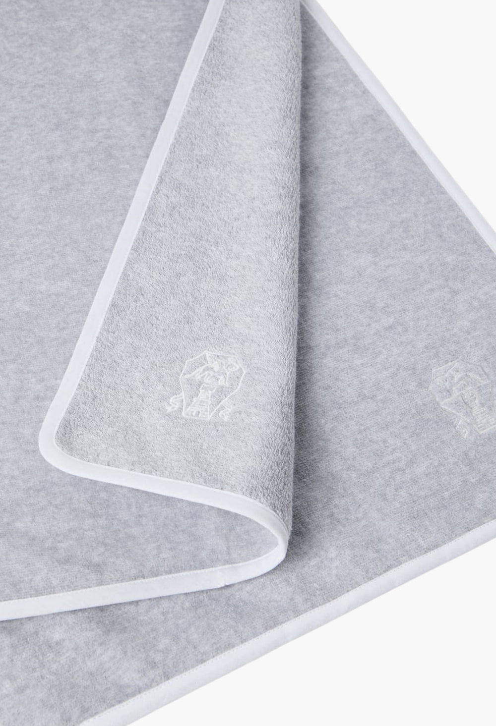 2-Piece Cotton Terrycloth Towel Set With Embroidery - GLAM MODA