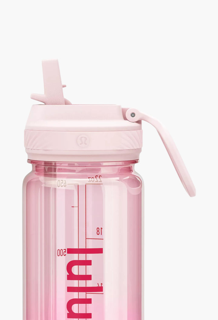Back to Life Clear Bottle 24oz Straw Lid - GLAM MODA