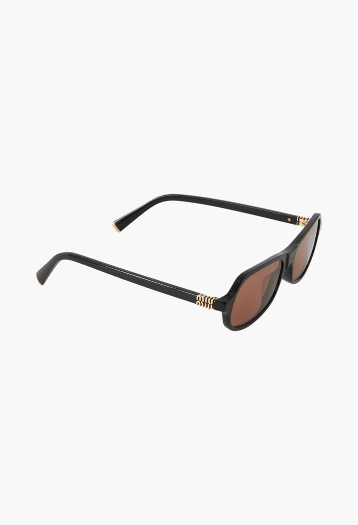 Round-Frame Acetate Sunglasses - GLAM MODA