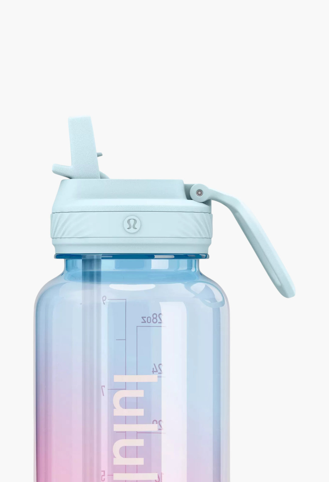 Back to Life Clear Bottle 32oz Straw Lid - GLAM MODA