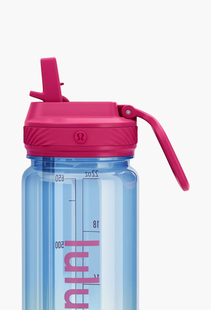 Back to Life Clear Bottle 24oz Straw Lid - GLAM MODA