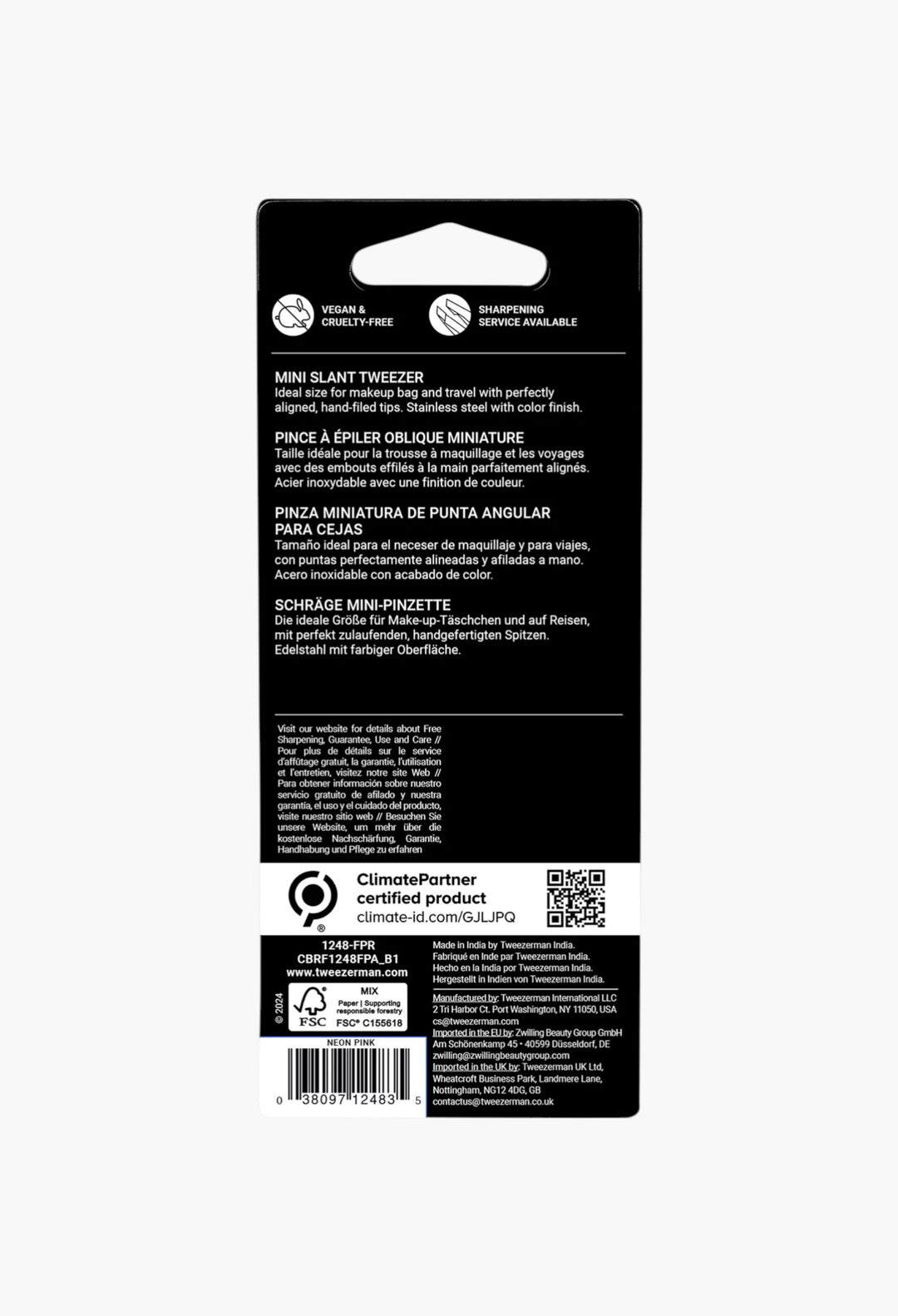 Mini Slant Tweezer - GLAM MODA