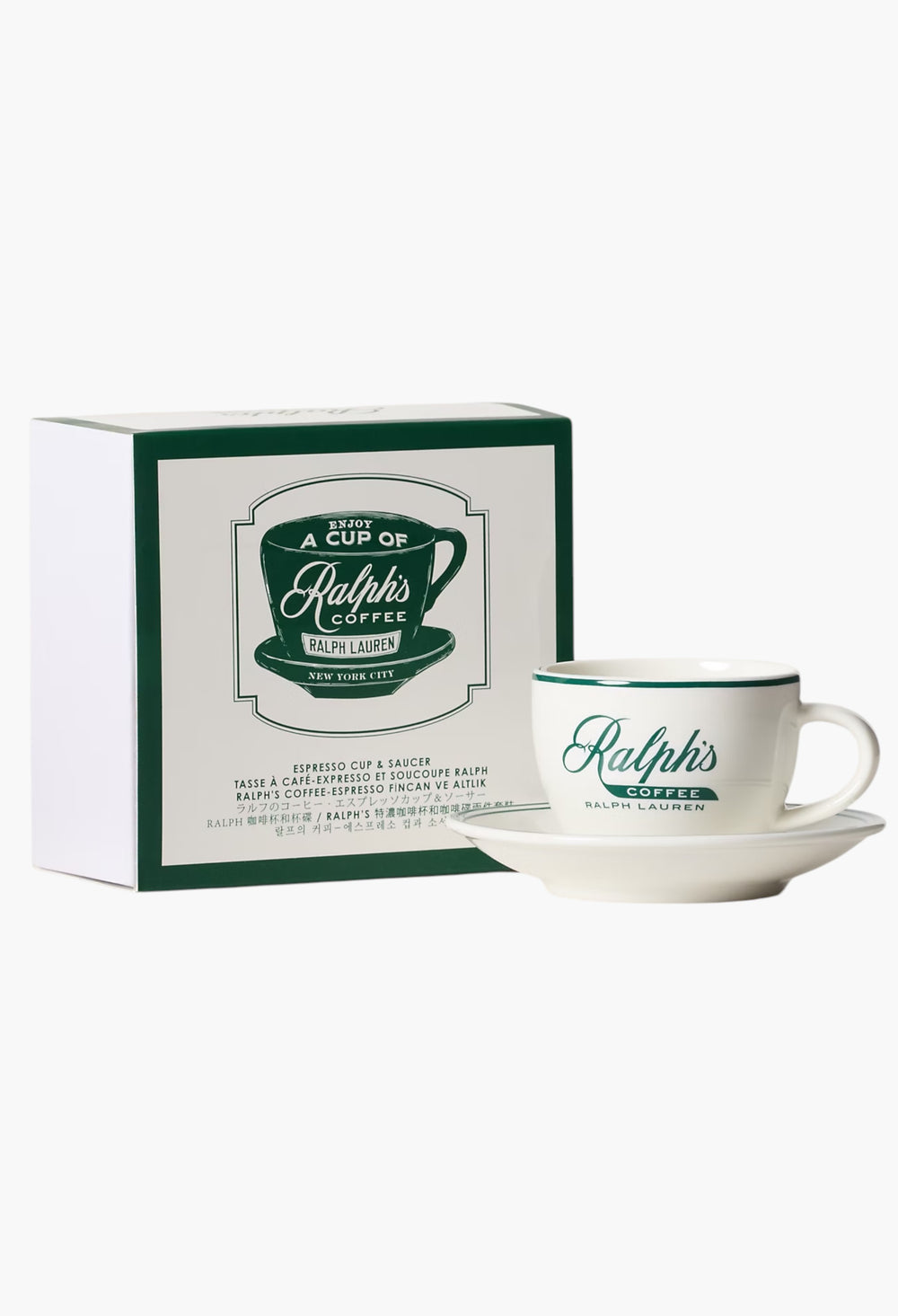 Ralph’s Coffee Espresso Cup & Saucer - GLAM MODA