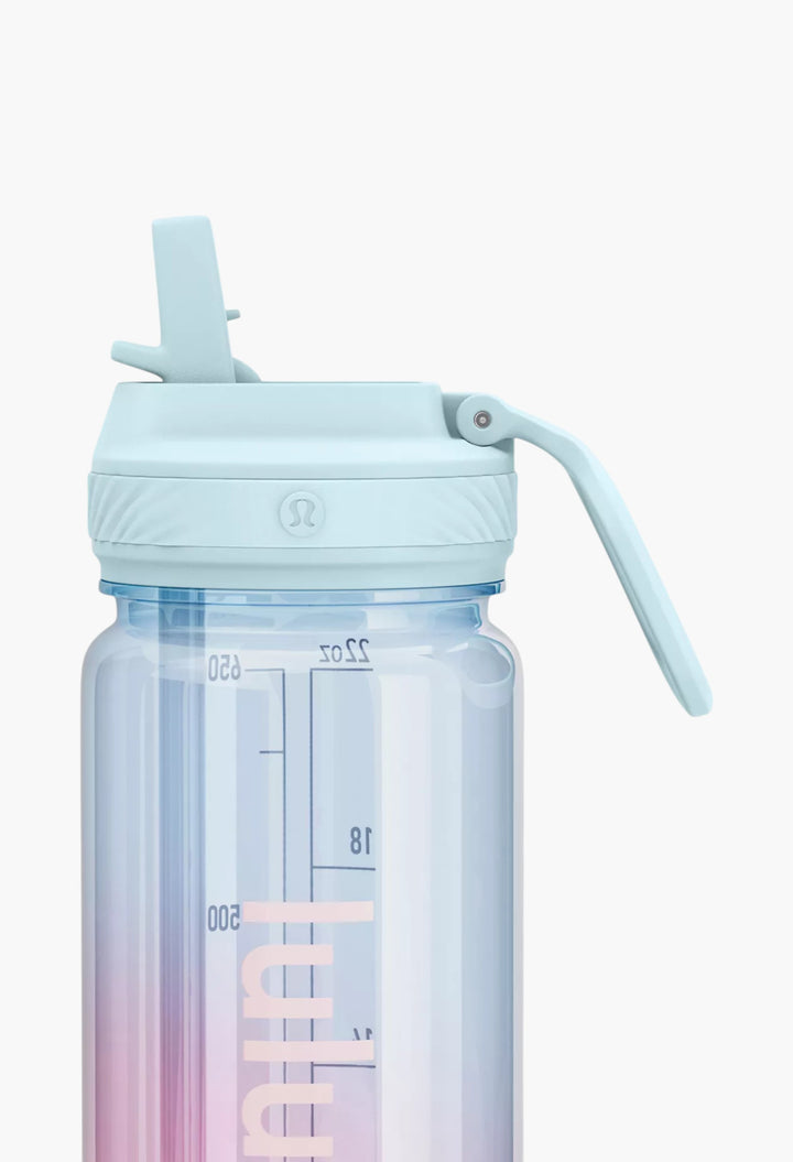 Back to Life Clear Bottle 24oz Straw Lid - GLAM MODA