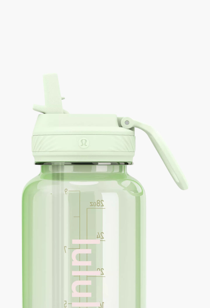 Back to Life Clear Bottle 32oz Straw Lid - GLAM MODA