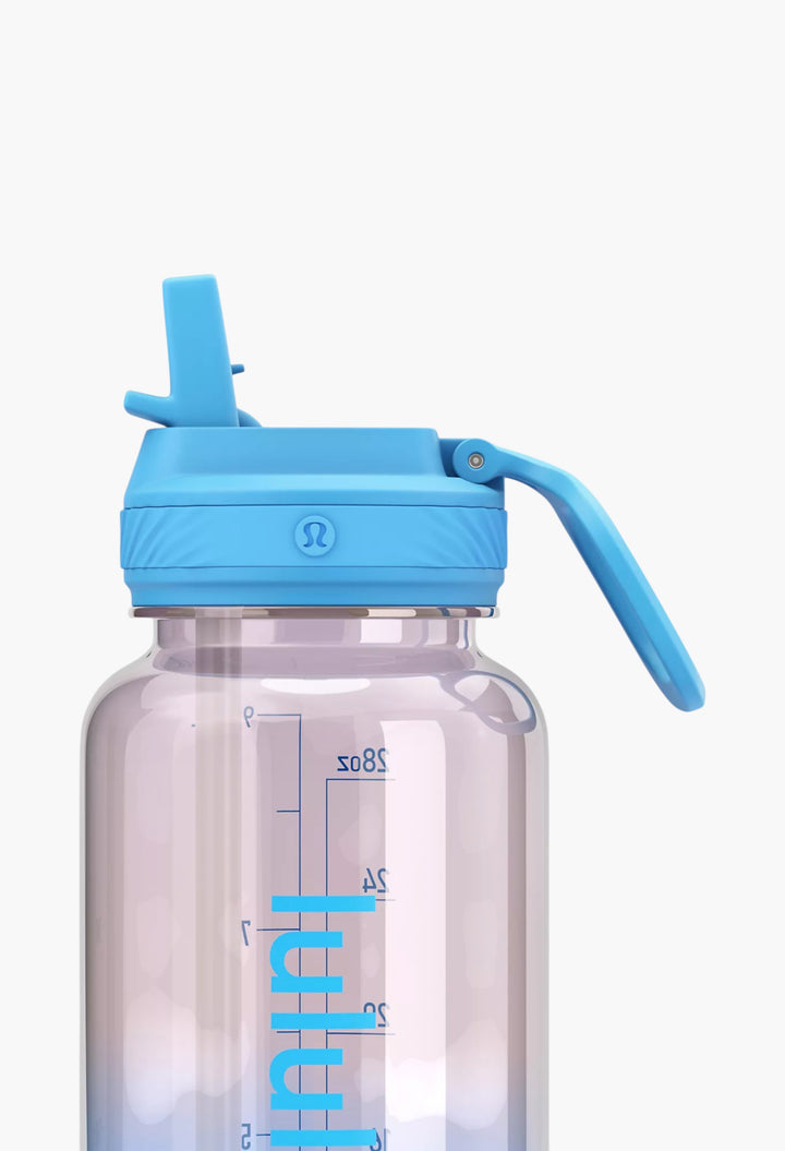 Back to Life Clear Bottle 32oz Straw Lid - GLAM MODA