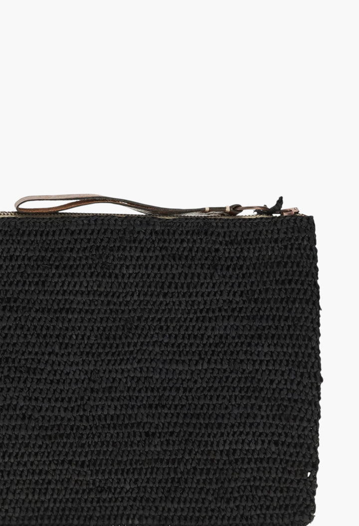 Raffia Ampy Pouch - GLAM MODA