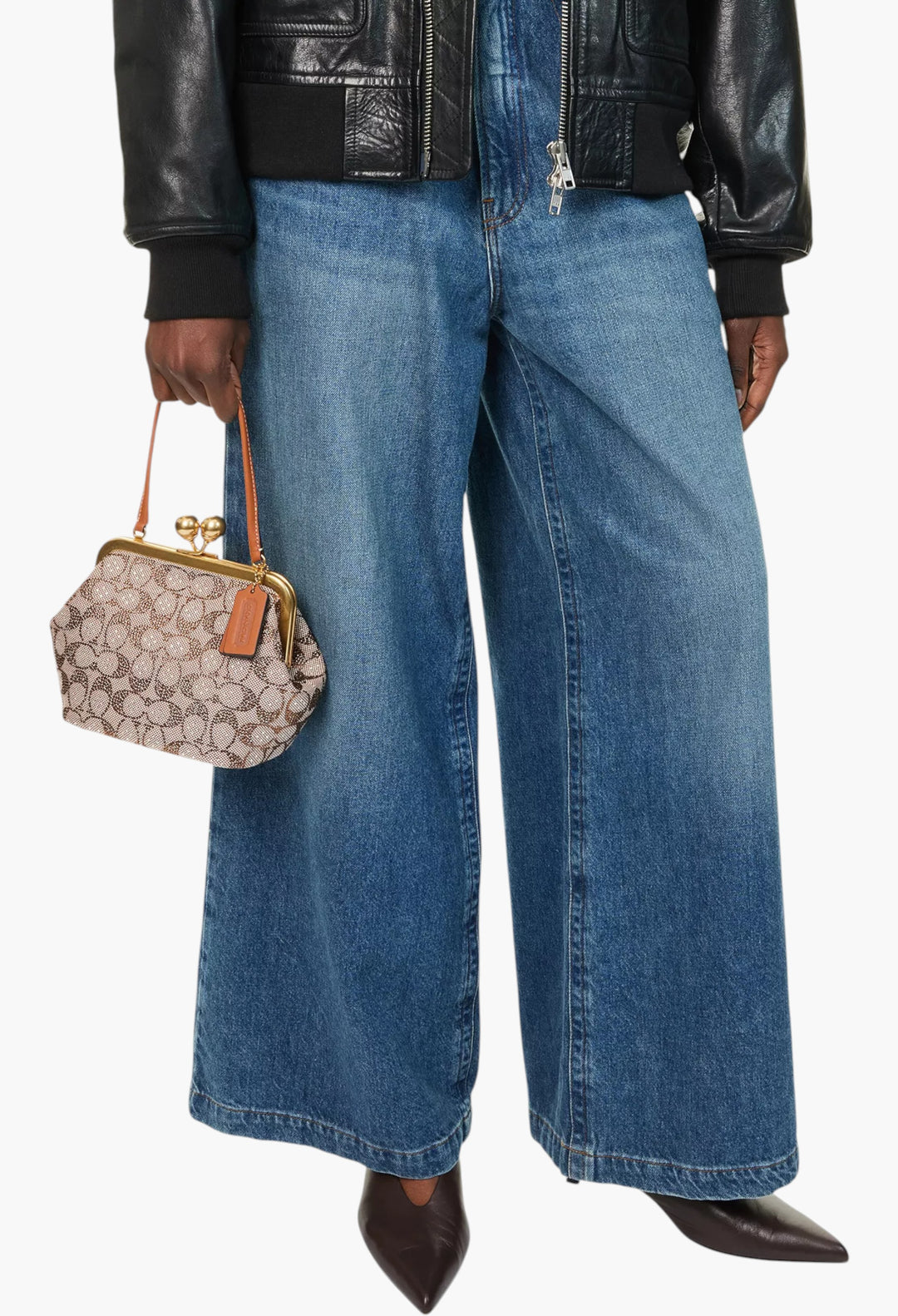 Crystal Small Kisslock Top-Handle Bag - GLAM MODA