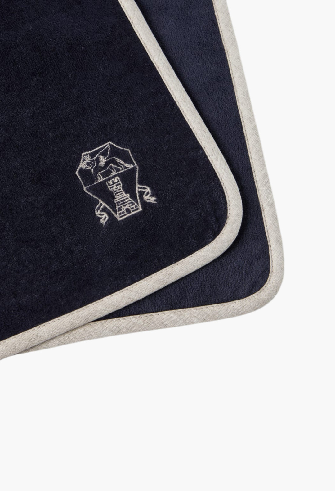 2-Piece Cotton Terrycloth Towel Set With Embroidery - GLAM MODA