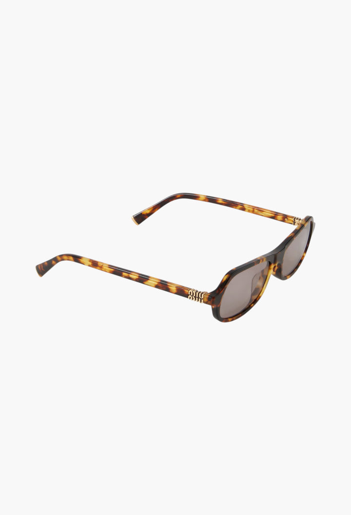 Round-Frame Acetate Sunglasses - GLAM MODA
