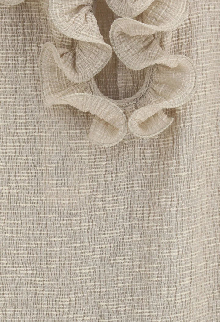 Sleeveless Crêpe Beach Mini Dress - GLAM MODA