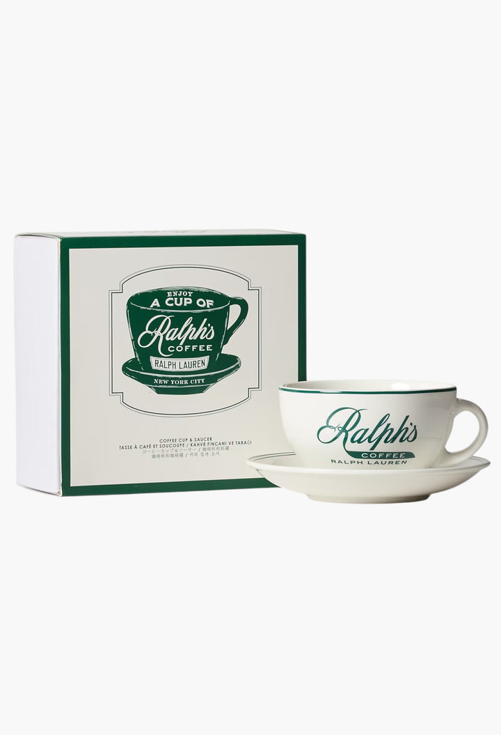 Ralph's Coffee Cup & Saucer - GLAM MODA