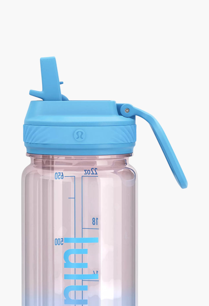 Back to Life Clear Bottle 24oz Straw Lid - GLAM MODA