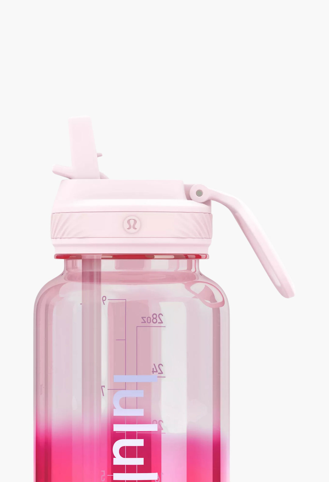 Back to Life Clear Bottle 32oz Straw Lid - GLAM MODA