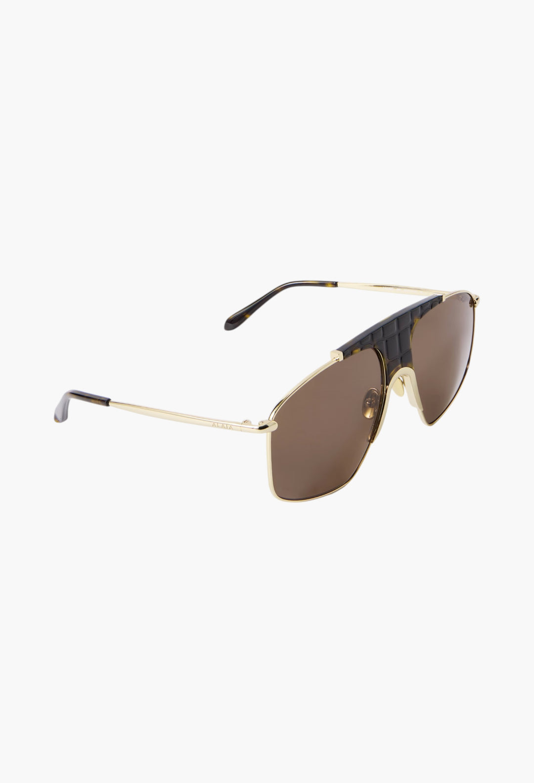 Aviator-Style Gold-Tone And Tortoiseshell Acetate Sunglasses - GLAM MODA