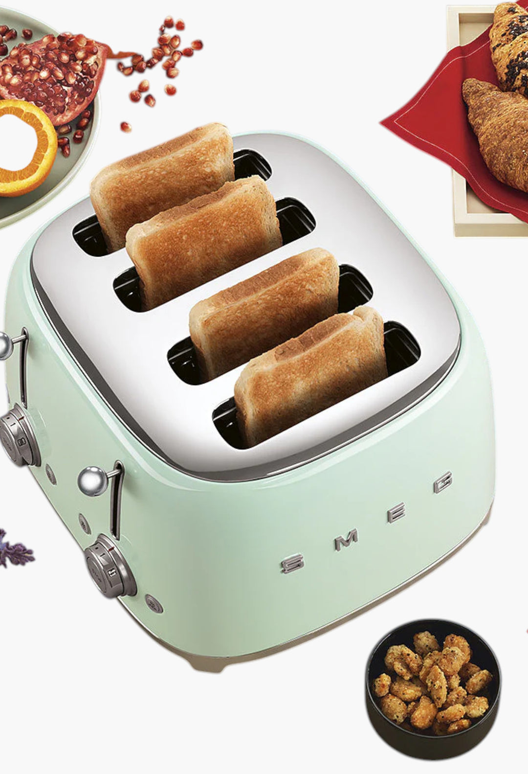 50's Style – Four Slice Toaster - GLAM MODA