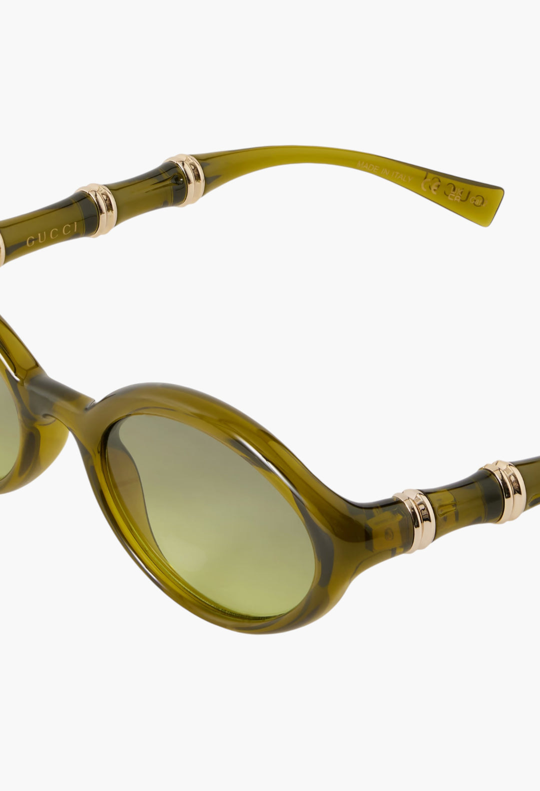 Bamboo Round-Frame Acetate Sunglasses - GLAM MODA