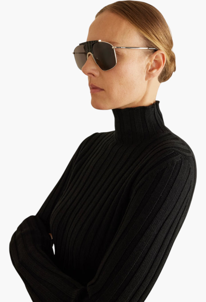 Aviator-Style Gold-Tone And Tortoiseshell Acetate Sunglasses - GLAM MODA