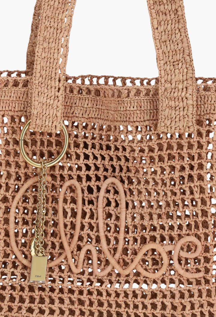 East-West Summer Banana Raffia Tote Bag - GLAM MODA