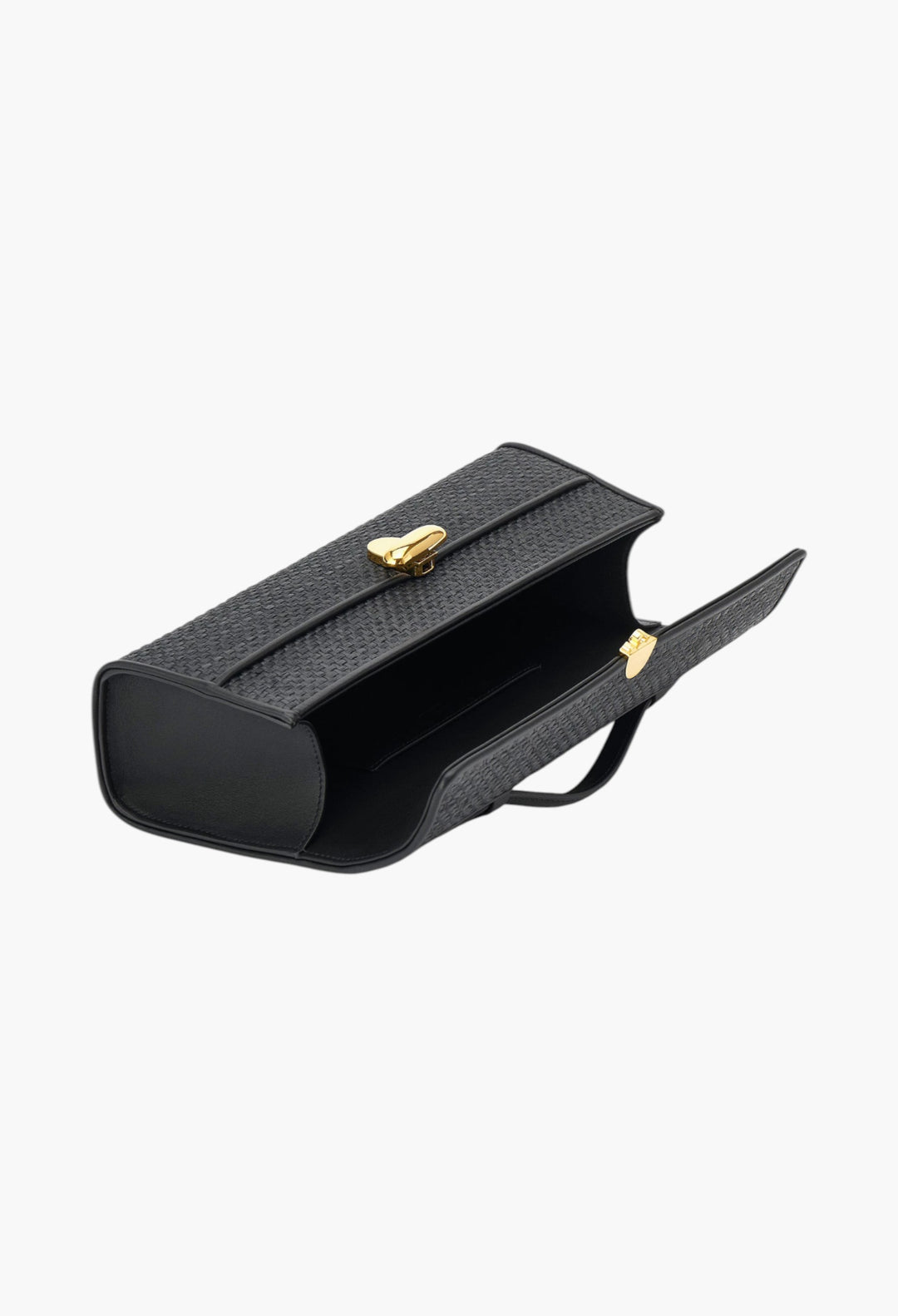 Slim Symmetry Pochette in Woven Raffia - GLAM MODA