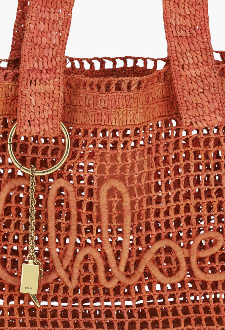 East-West Summer Banana Raffia Tote Bag - GLAM MODA