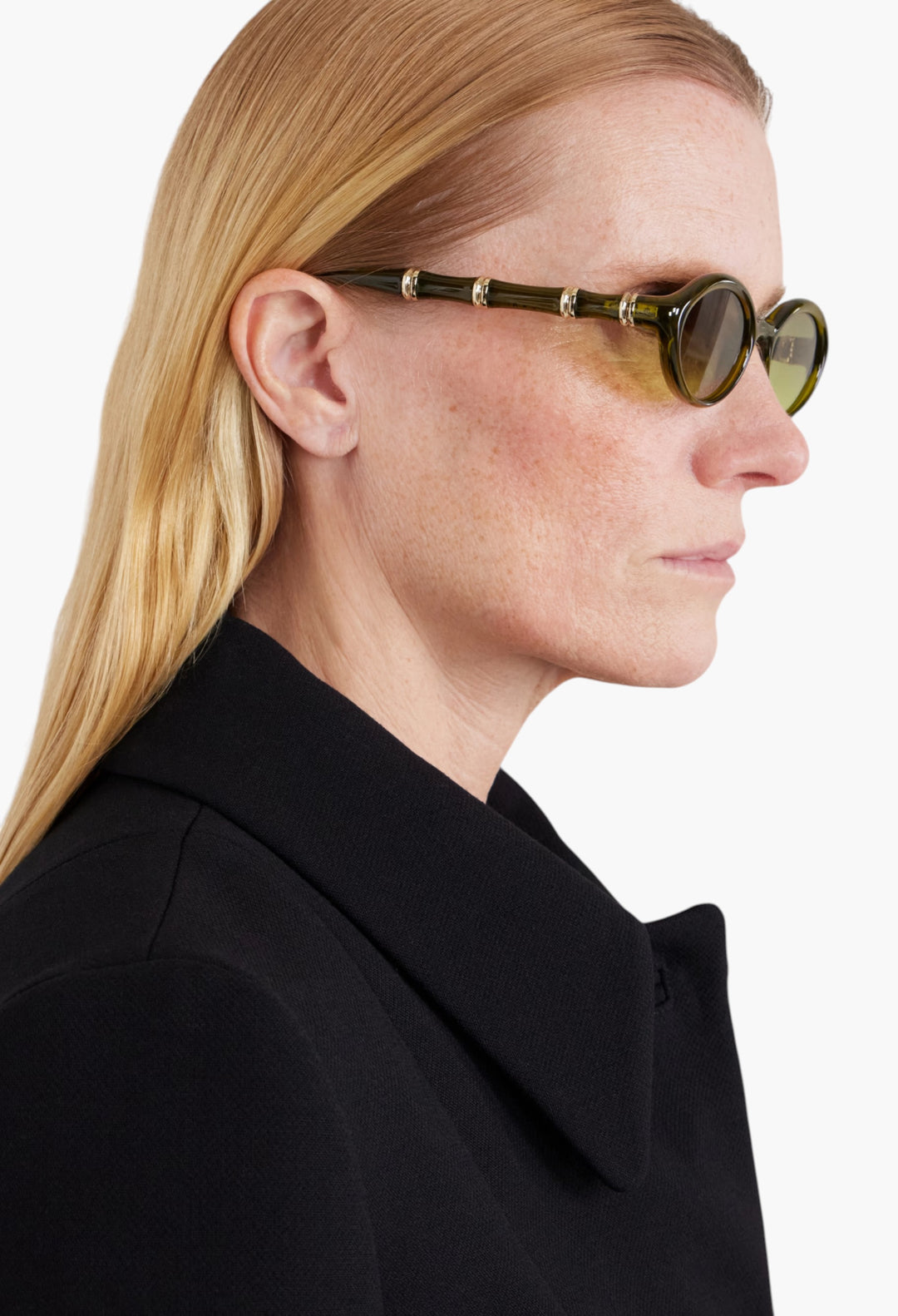 Bamboo Round-Frame Acetate Sunglasses - GLAM MODA