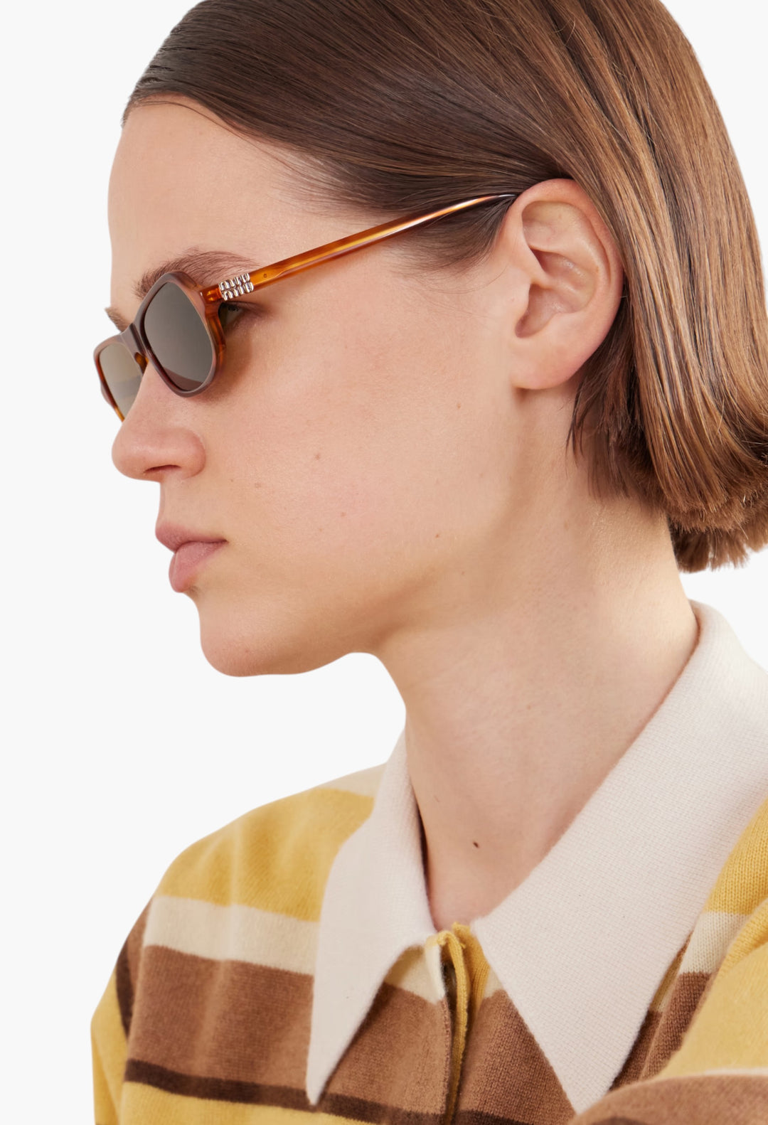 Round-Frame Acetate Sunglasses - GLAM MODA